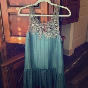 Free People sleeveless shift dress
